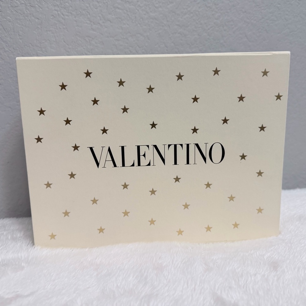 Valentino Cream Box with Gold Star Details